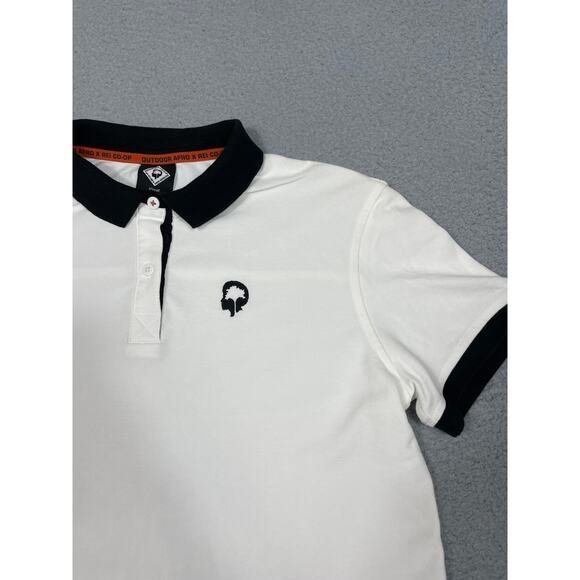 Outdoor Afro X REI Co-Op Womens Size XS White Short Sleeve Polo Shirt - Picture 11 of 11